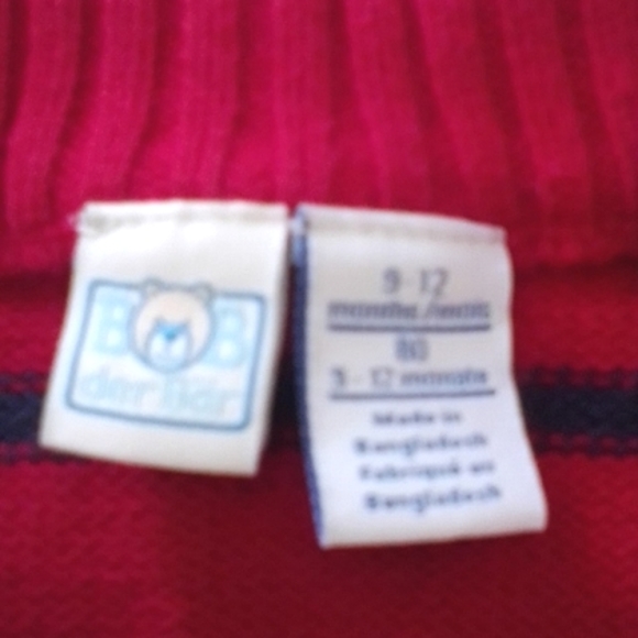 BOB der Bär Striped sweater US 9-12 Months - Picture 4 of 6